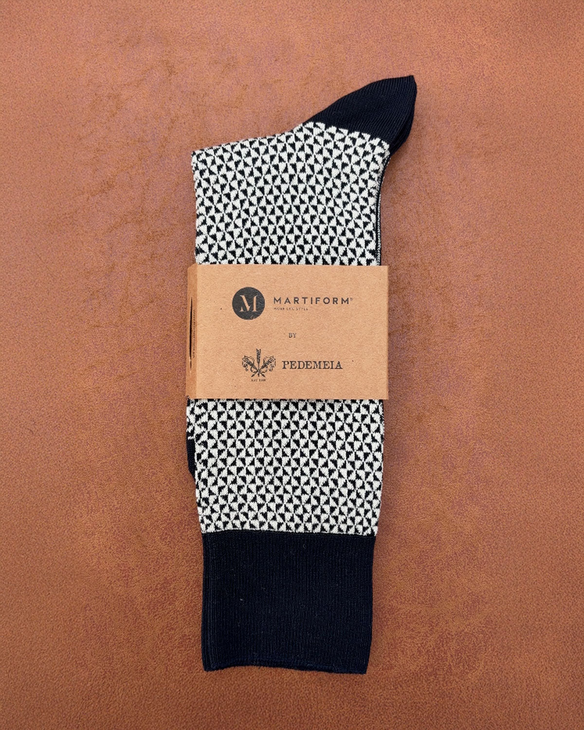 Urban Chef Socks with Navy Pattern - Martiform x Pé de Meia