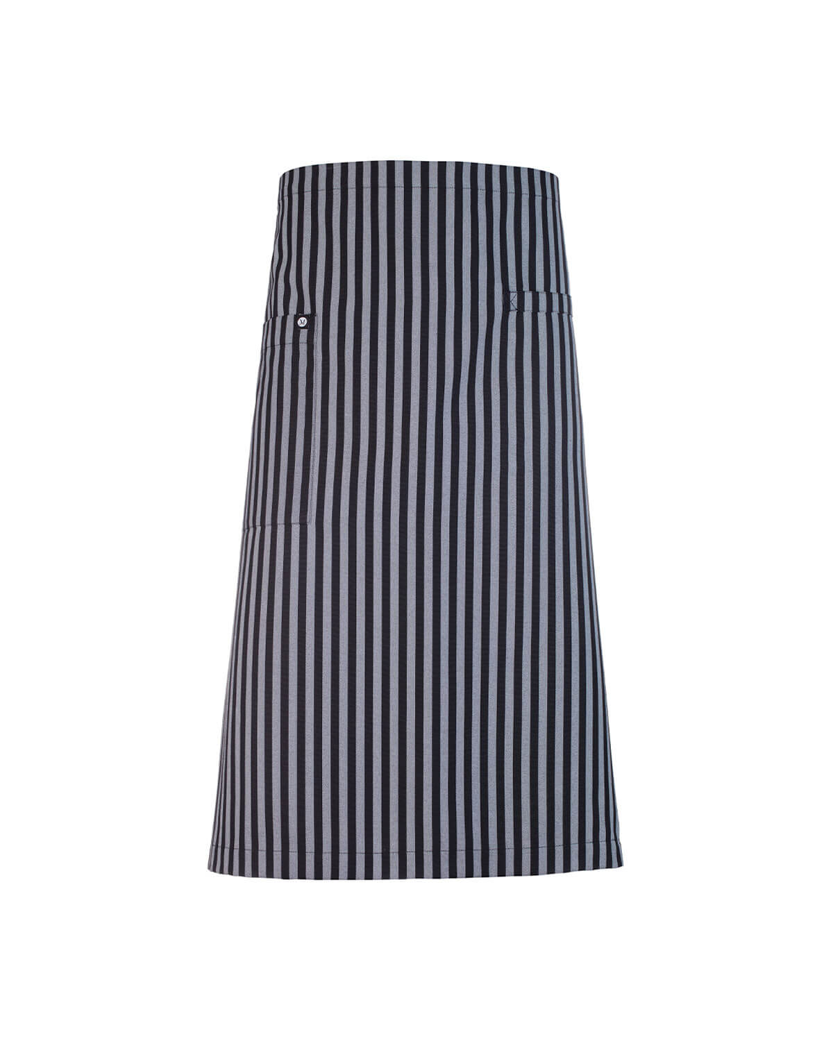 Medium Phoenix Apron Black/Grey Stripe