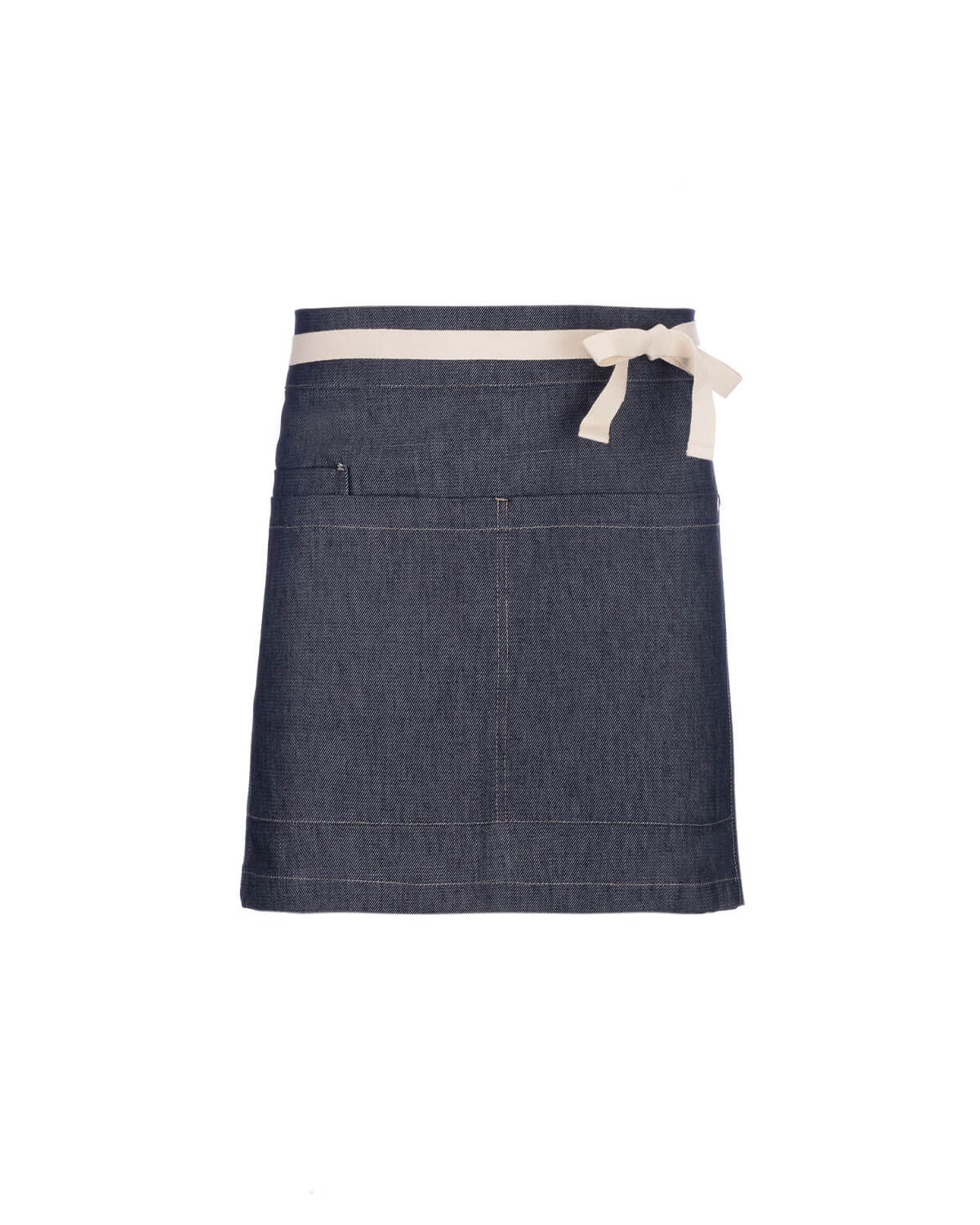 Avental Curto Royal em Denim Azul