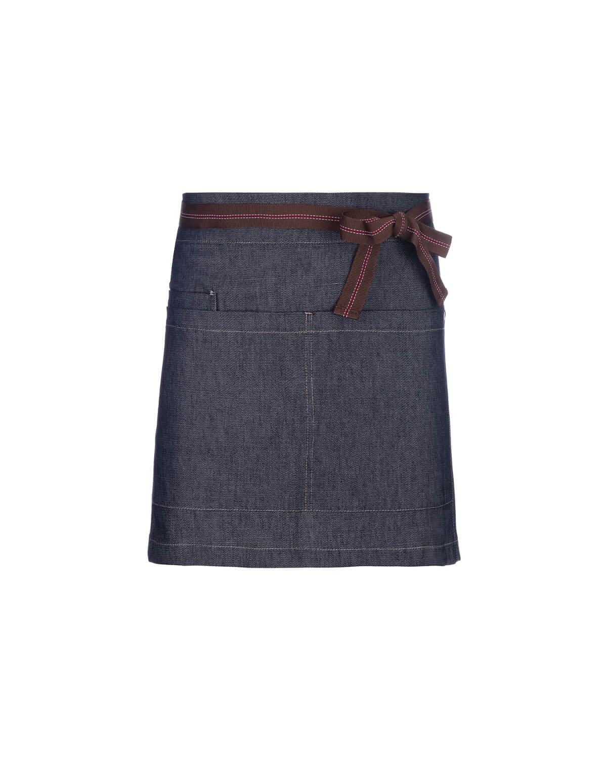 Short Royal Apron in Blue Denim
