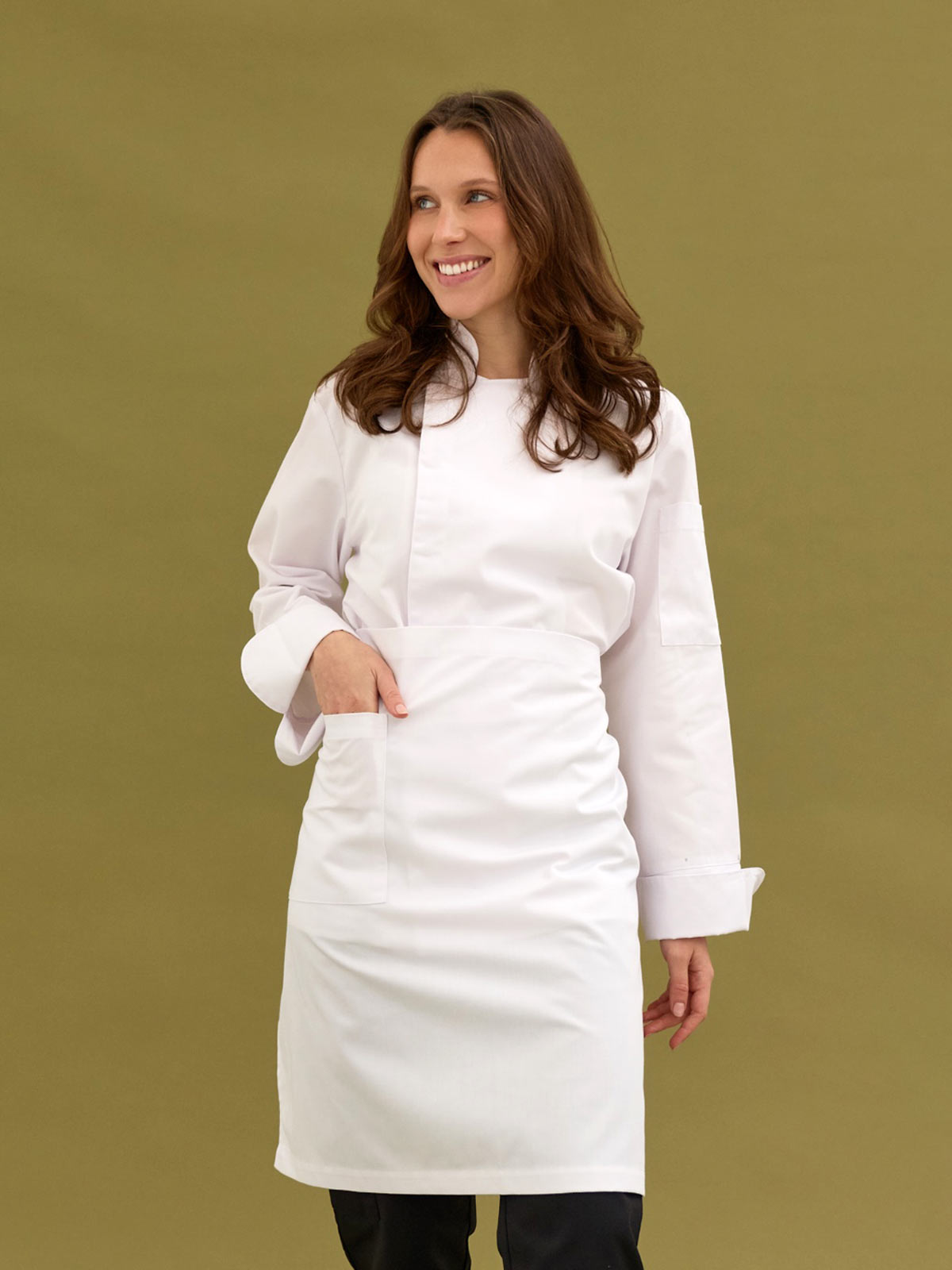 Medium Rhone White Apron