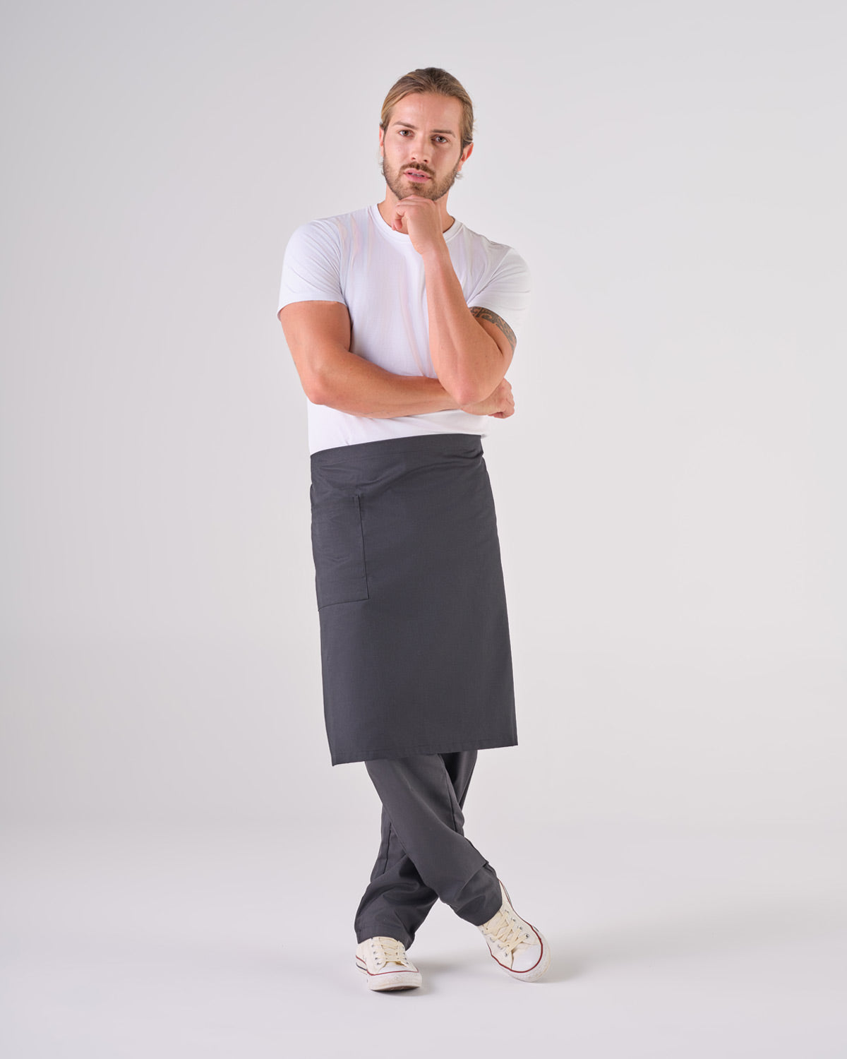 Medium Rhone Black Apron
