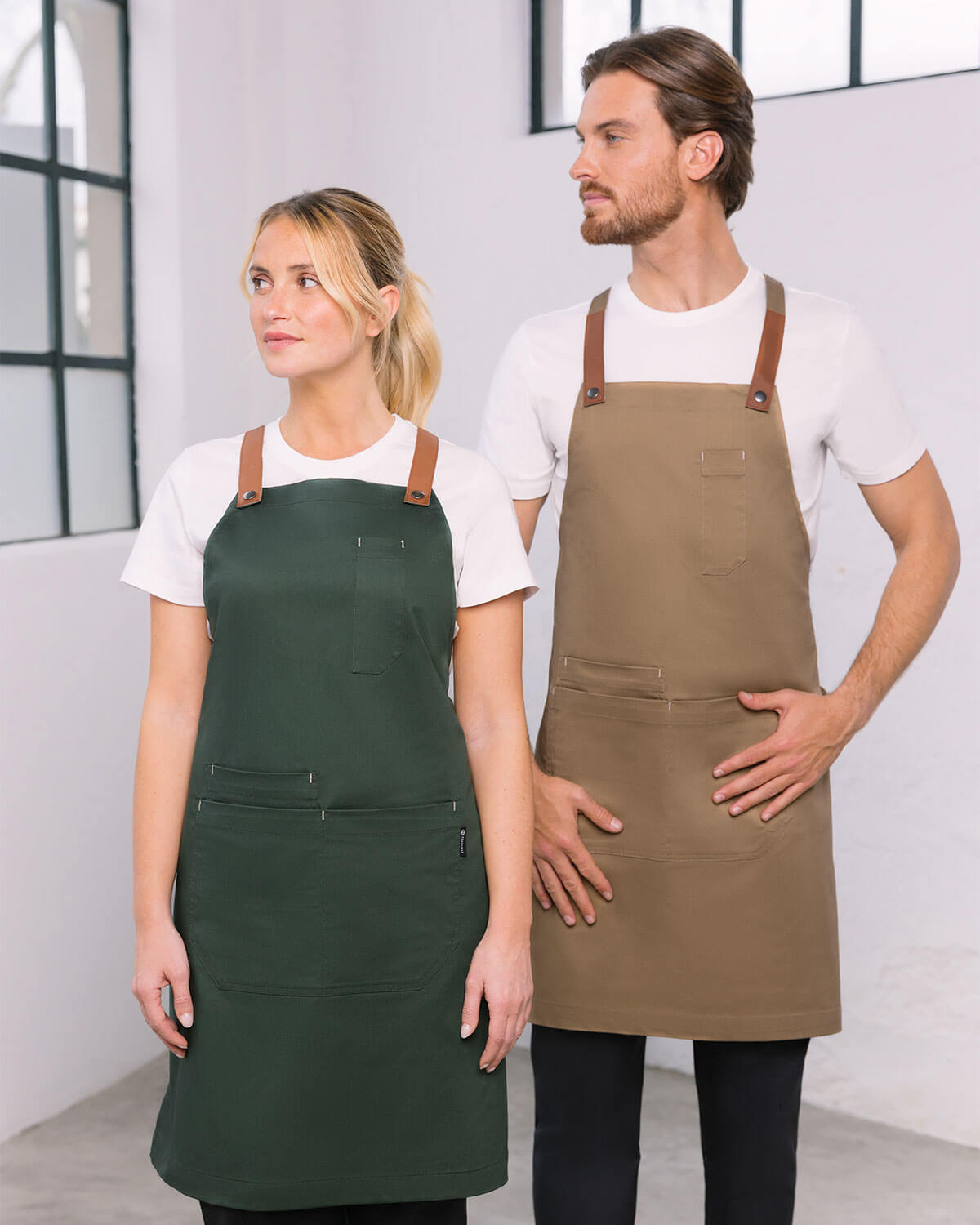 Tablier Croisé Mondego Beige Foncé