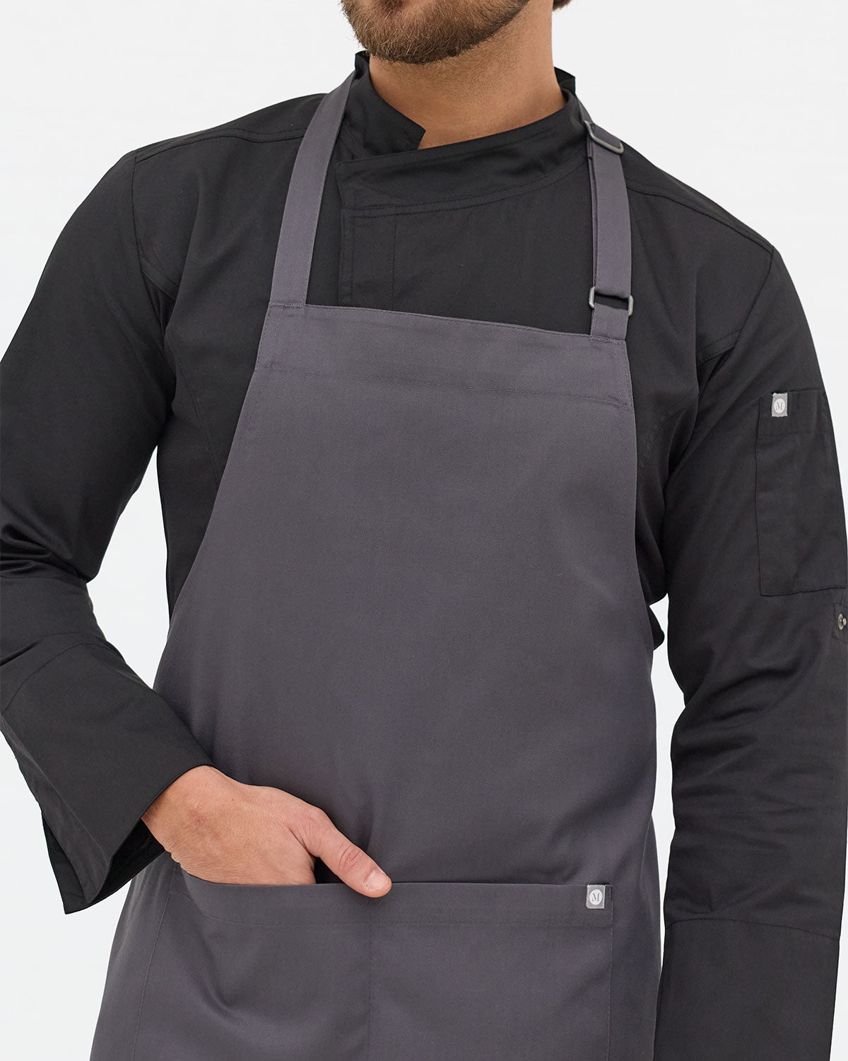 Dark Gray Sun Apron
