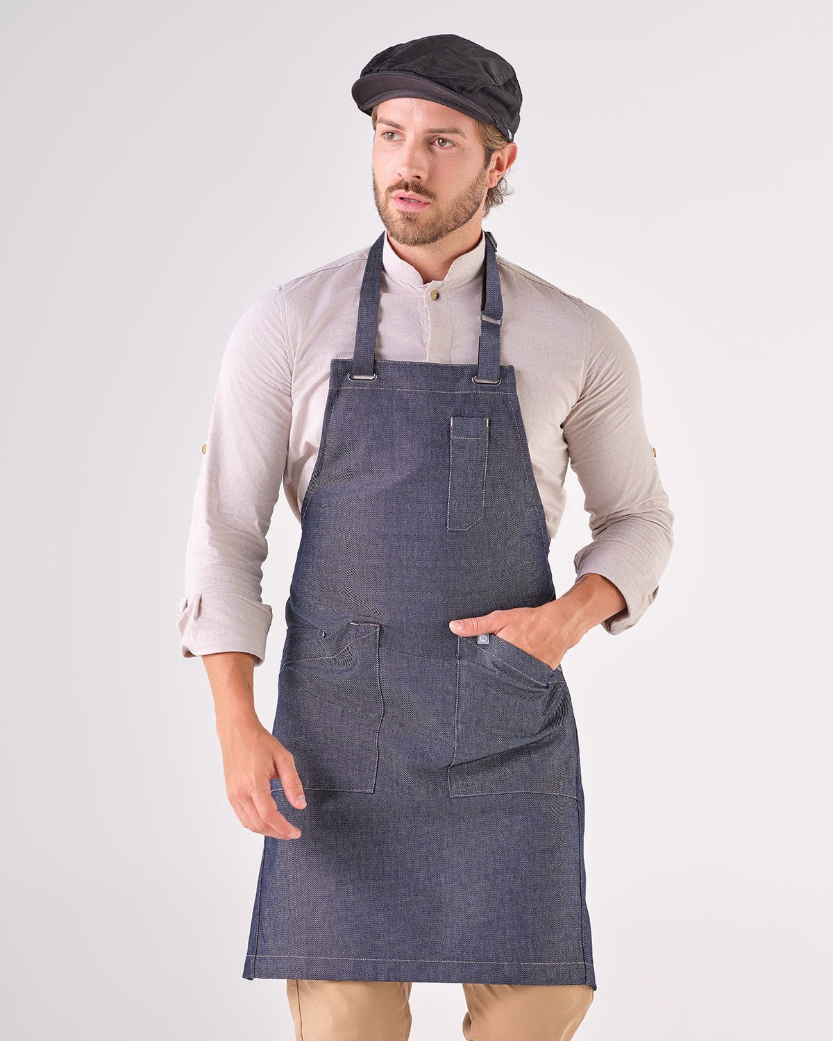 Delantal Chicago Denim Azul