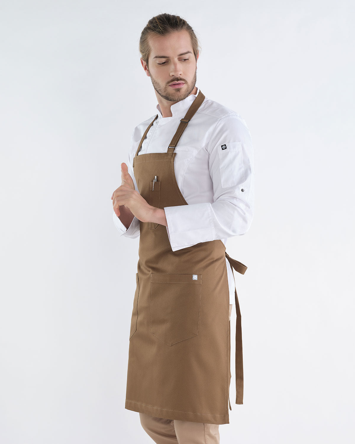 Delantal Chicago Camel Oscuro