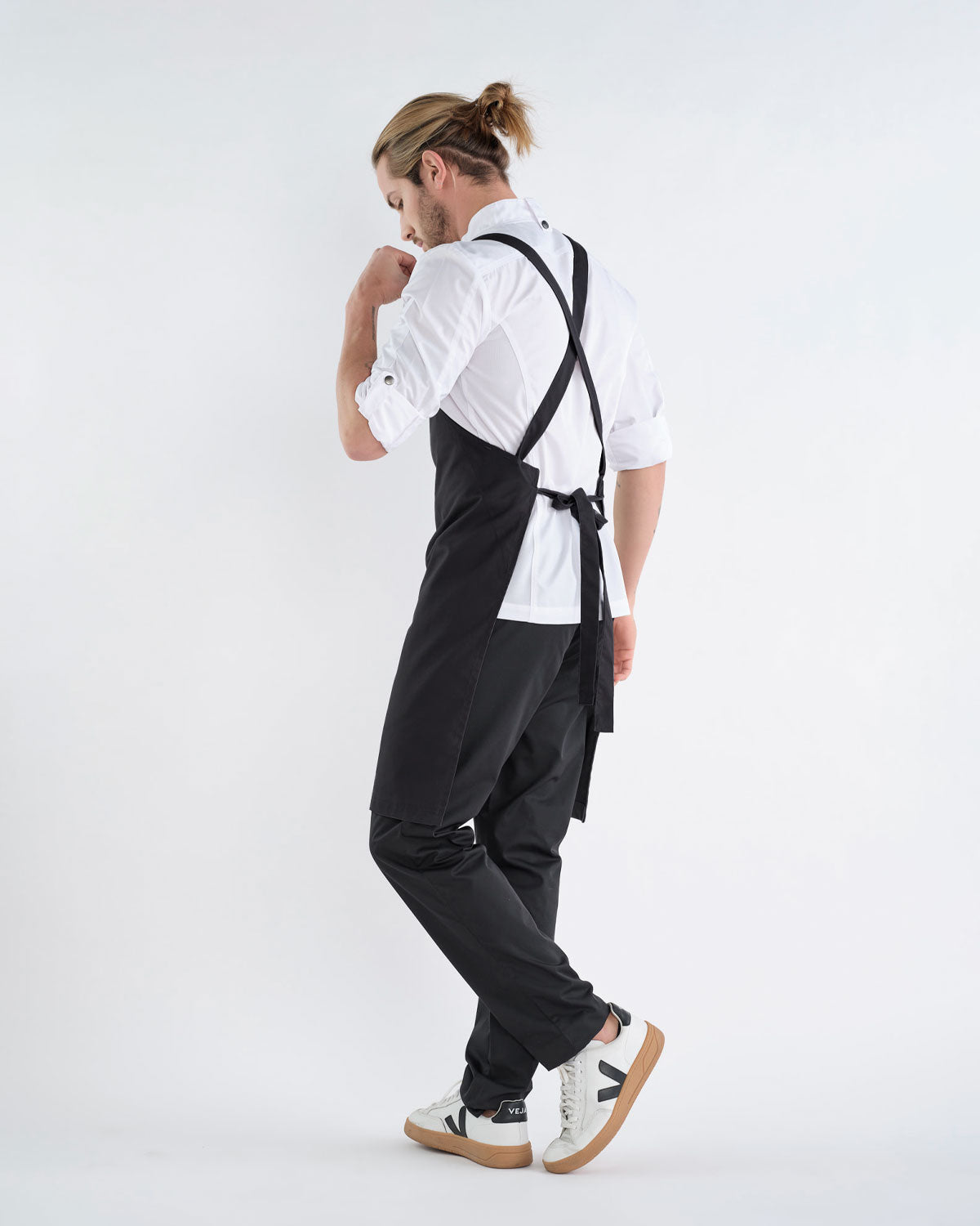 Capri Black Crossed Apron