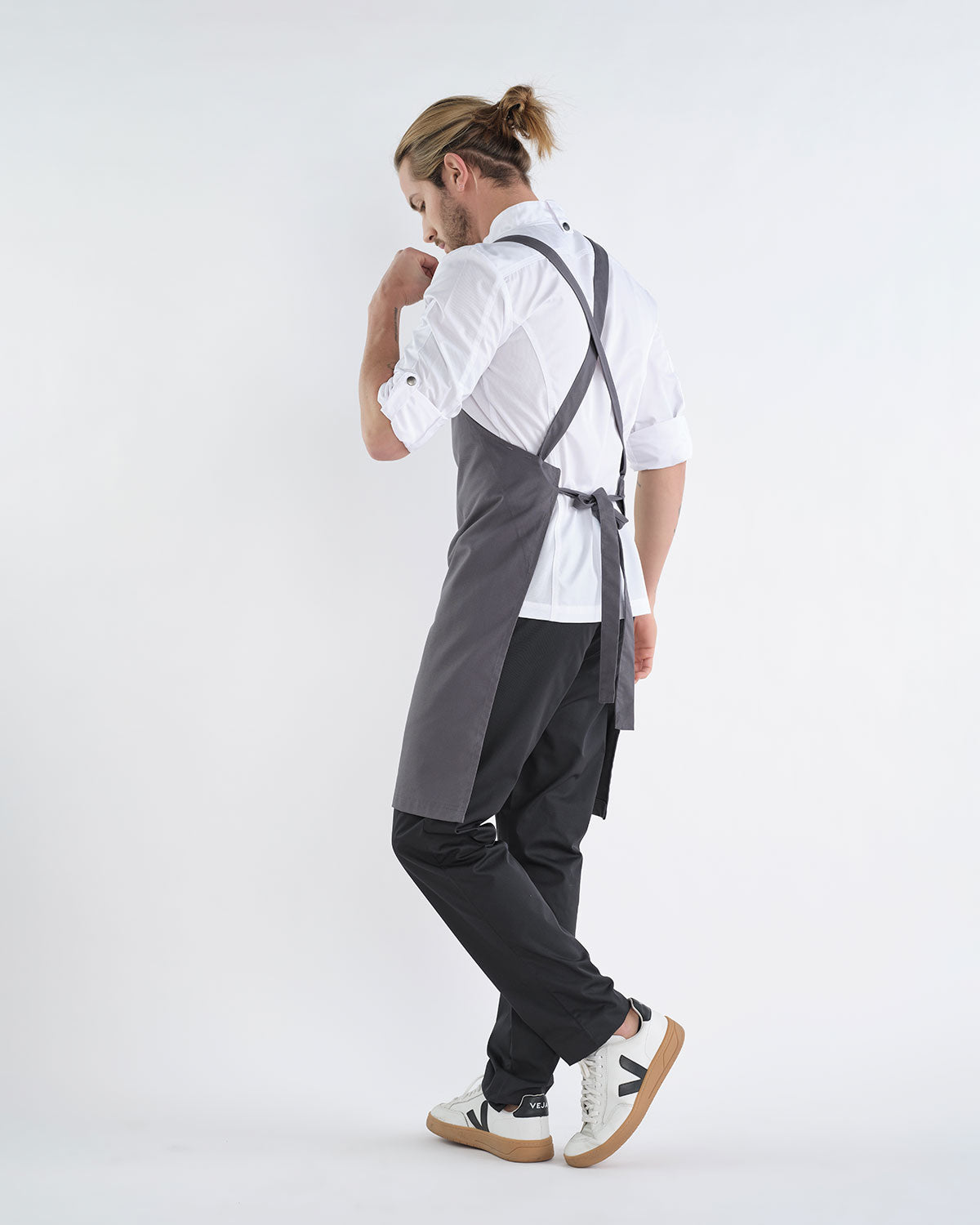 Tablier Croisé Capri Gris Foncé