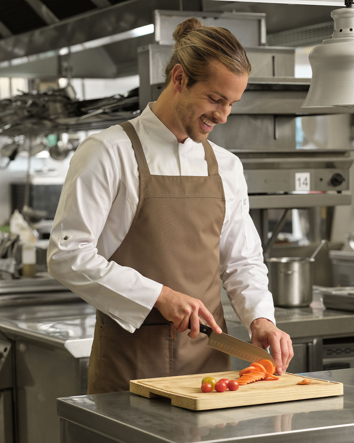 Crossed Apron Capri Brownish Green