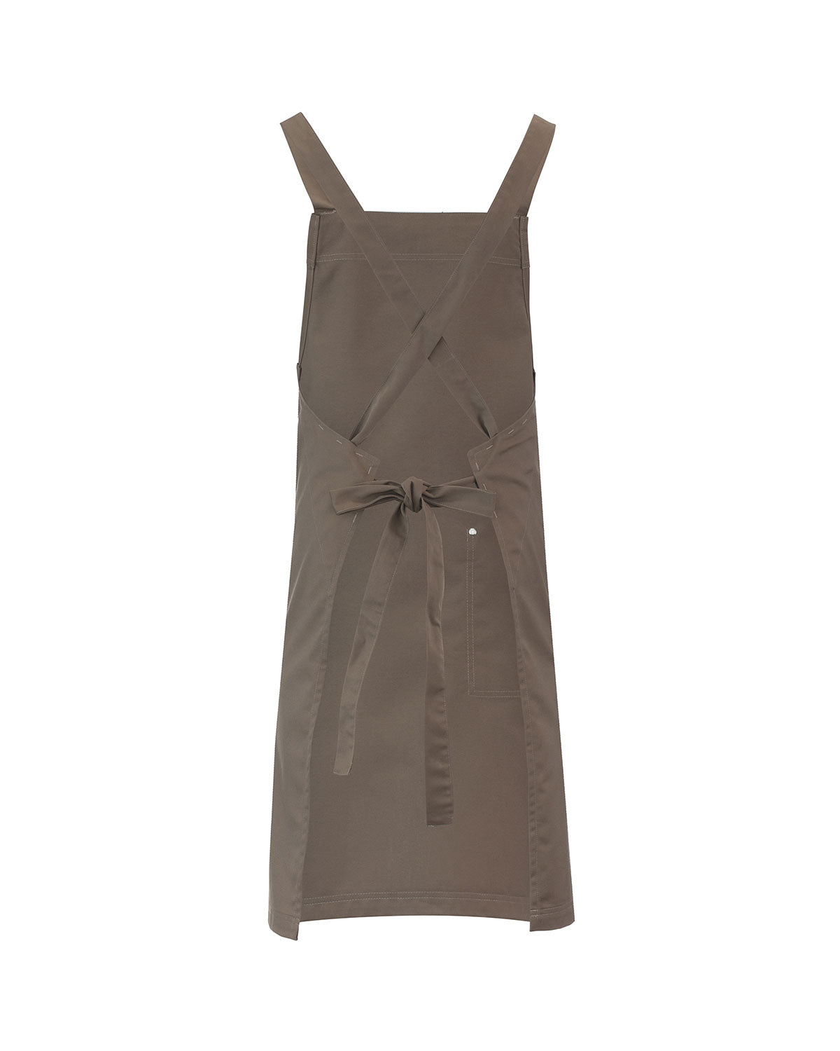Crossed Apron Capri Brownish Green