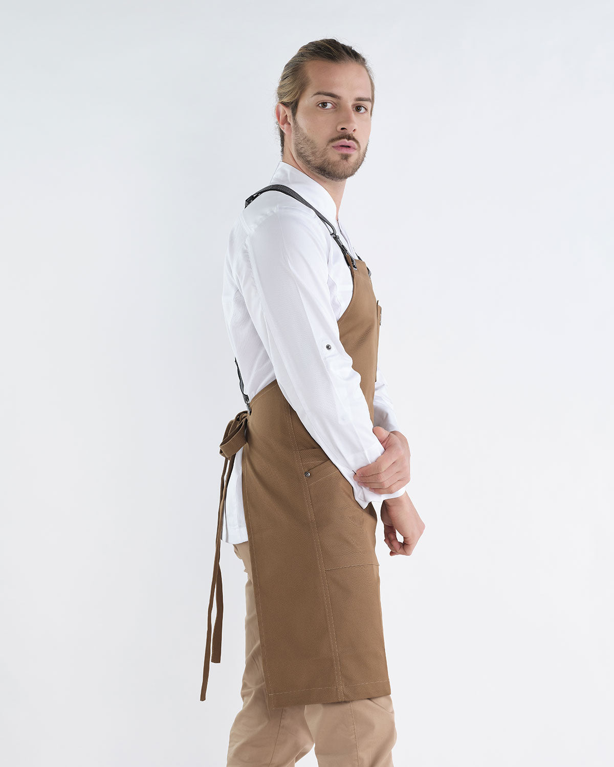 Delantal Boulevard Camel Oscuro