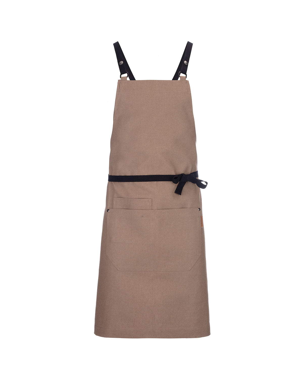 Avental Cruzado Melbourne em Denim Bege