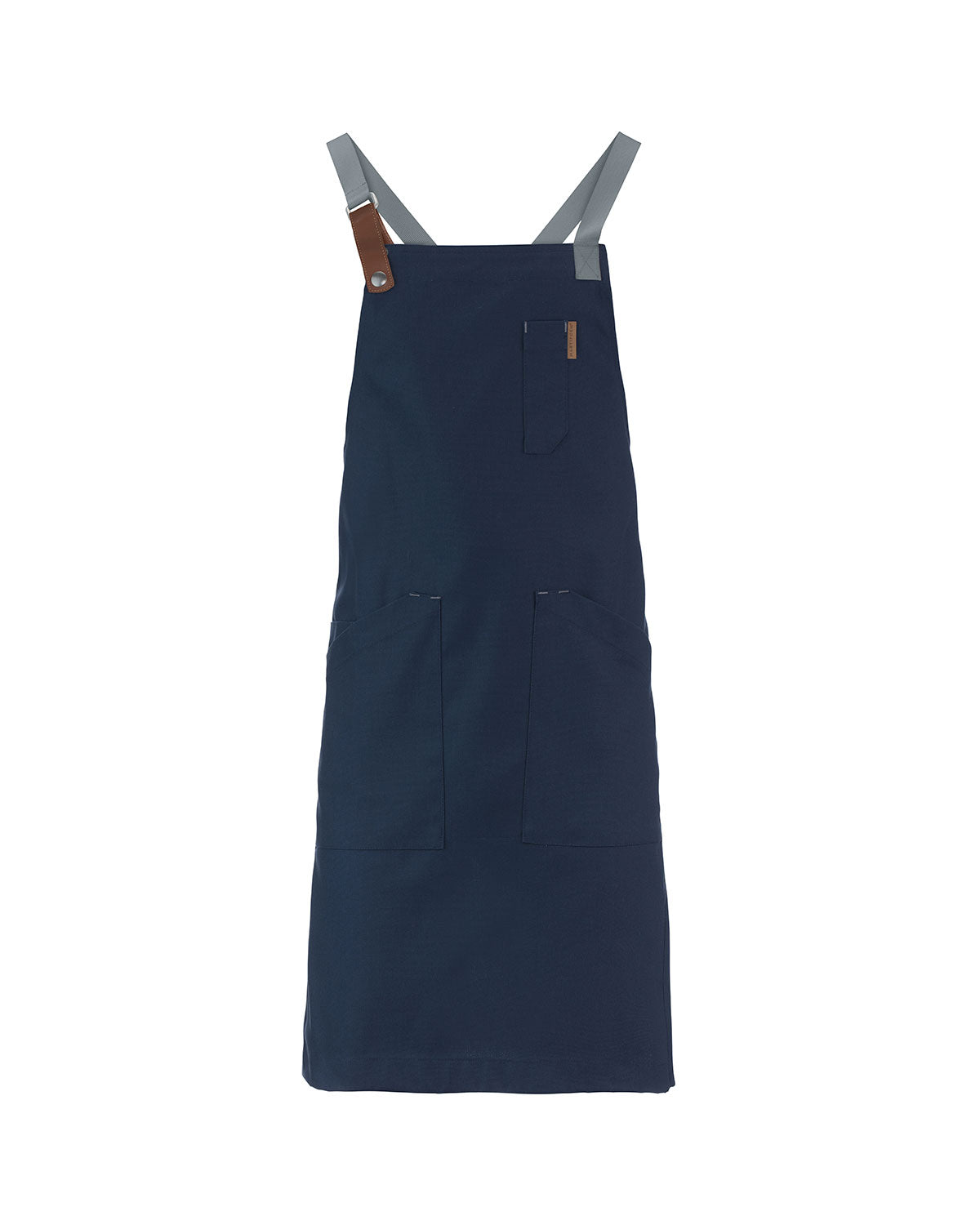 Retro Navy Blue Crossed Apron