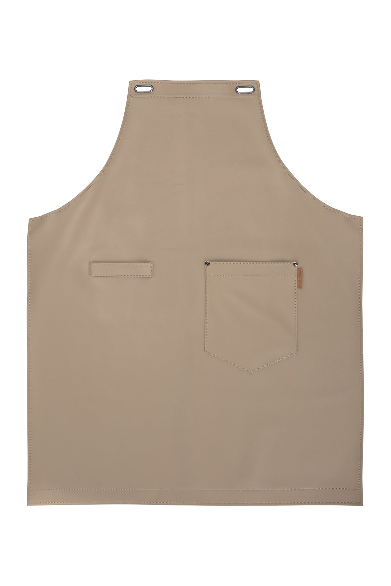 Delantal Cruzado Eco-Cuero Castaño Caramelo