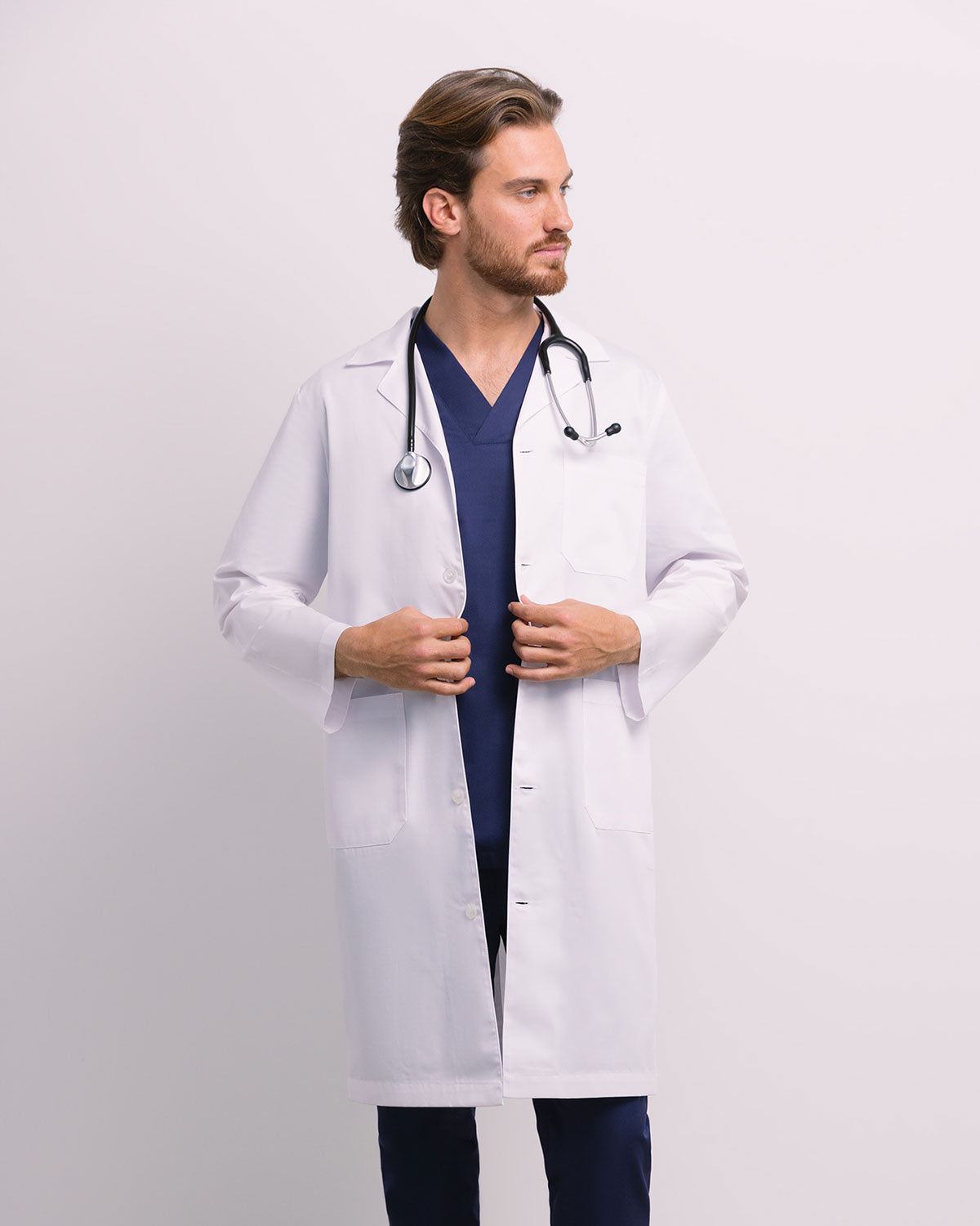 Bata de Hombre Alva Blanca