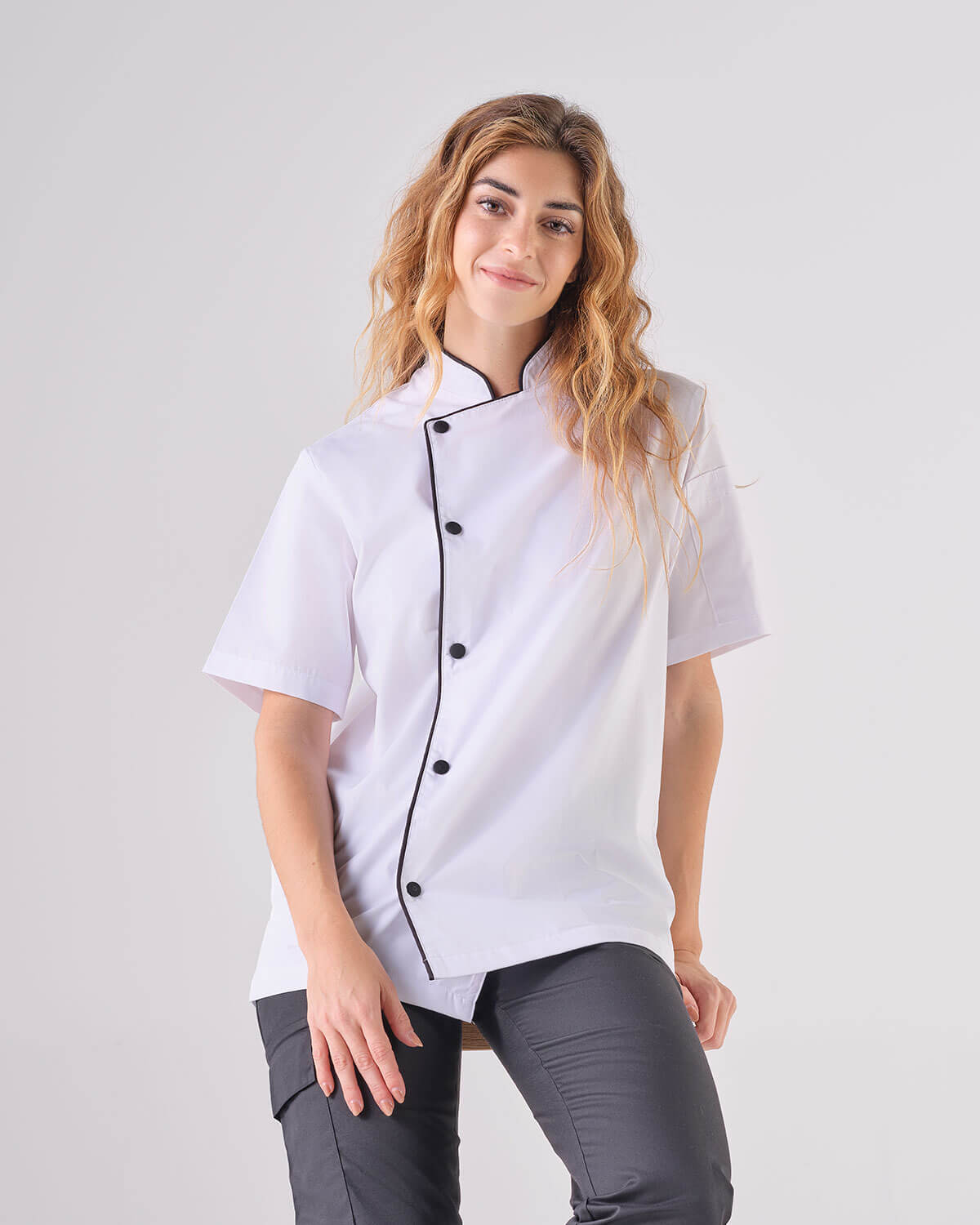 Jaleca Unisex Dora Bianca/Nera