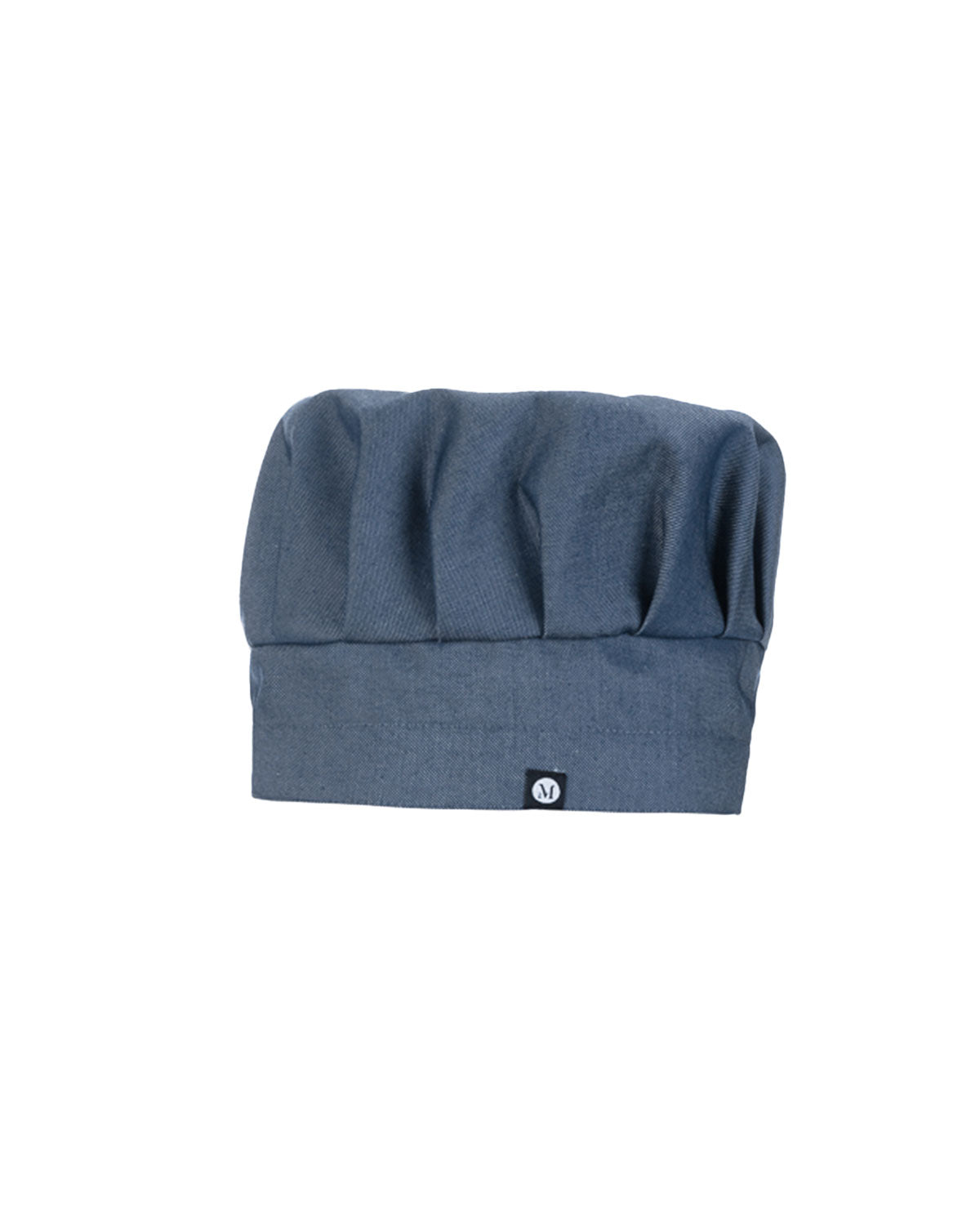 Cappello da Chef Tradizionale in Denim Blu