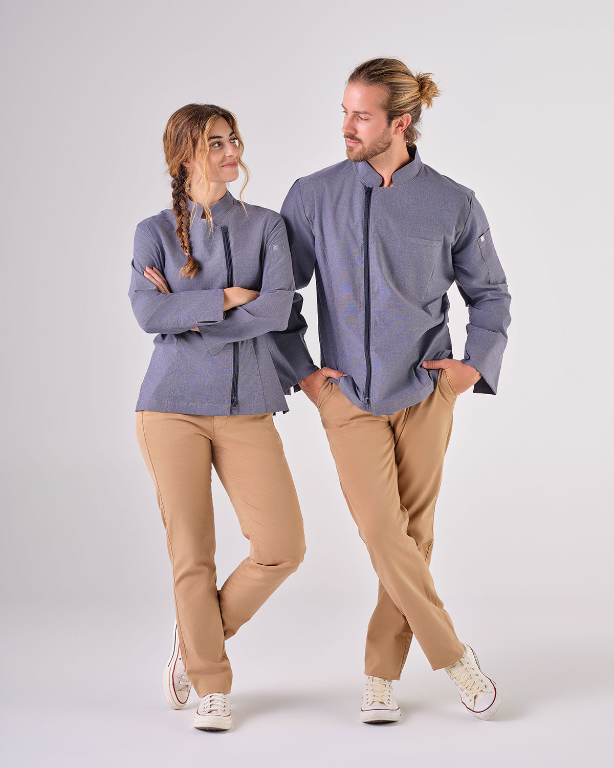 Giacca da donna Oporto in denim blu