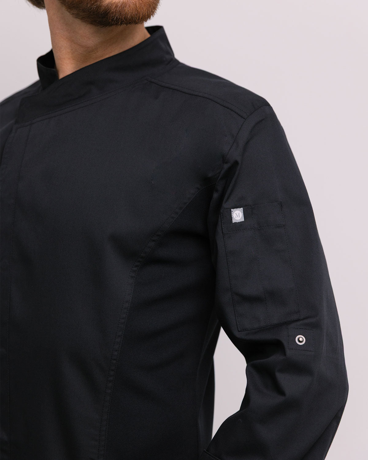 Jaleco de Hombre c/ Confort Respirável Negro