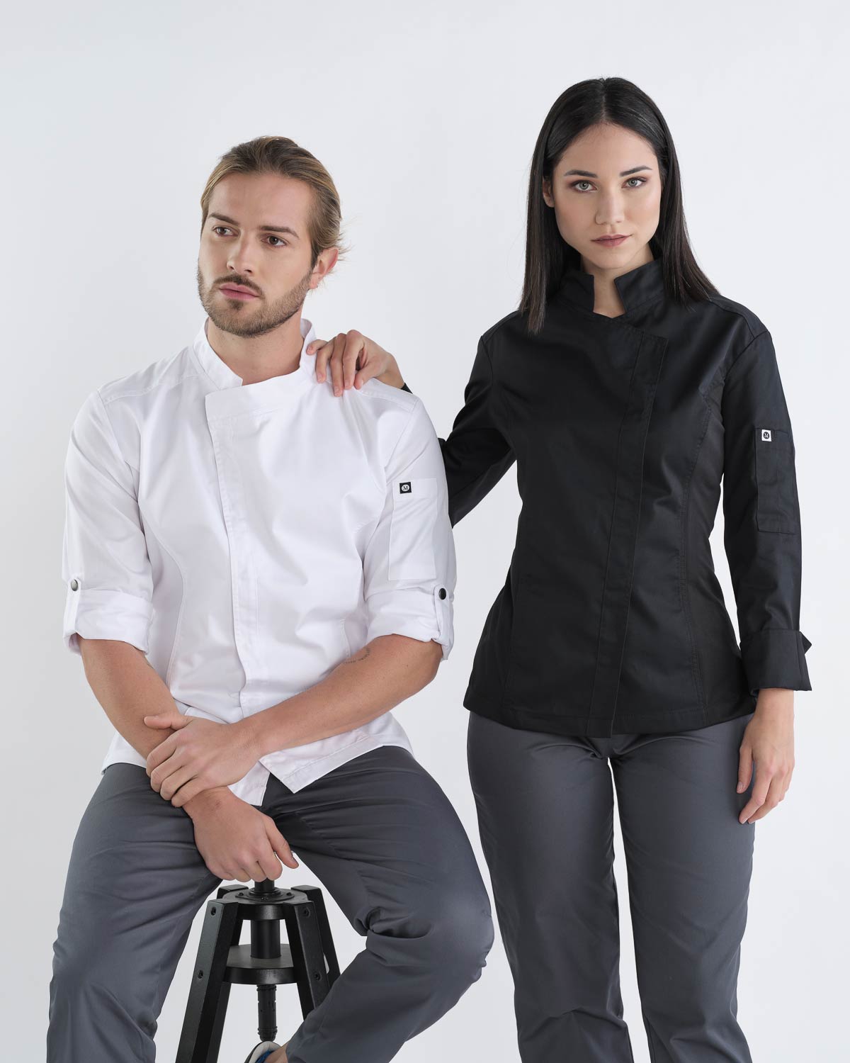 Jaleca de Señora con Confort Transpirable Negra