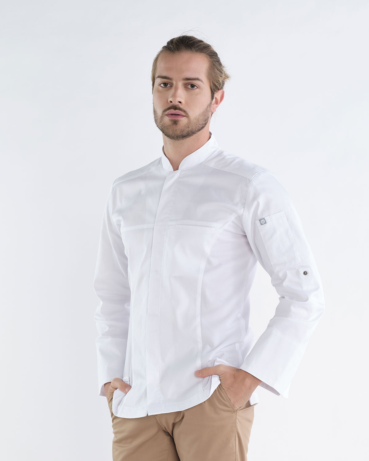 Jaleca de Hombre c/ Respirável Move Blanca