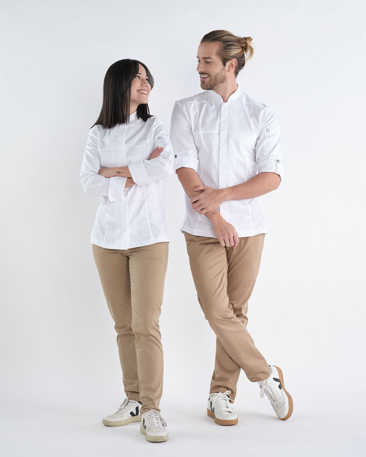 Jaleca de Hombre c/ Respirável Move Blanca