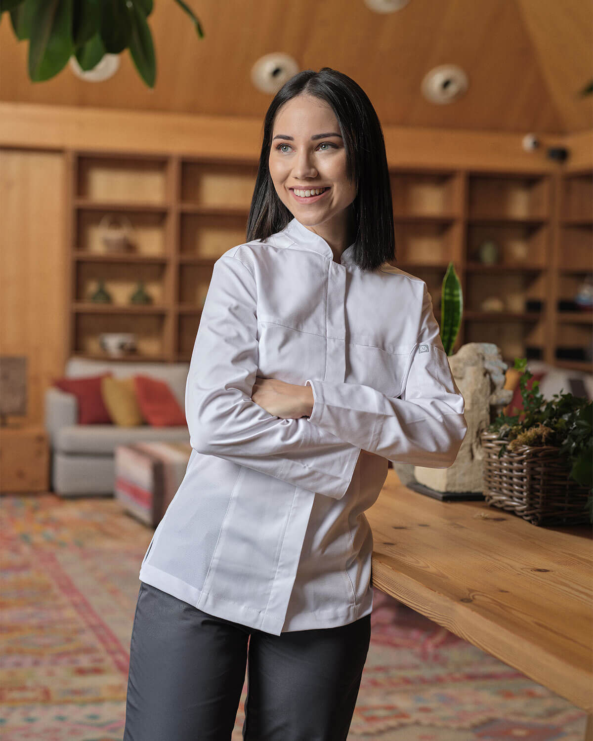 Women's Jacket with Breathable Move White