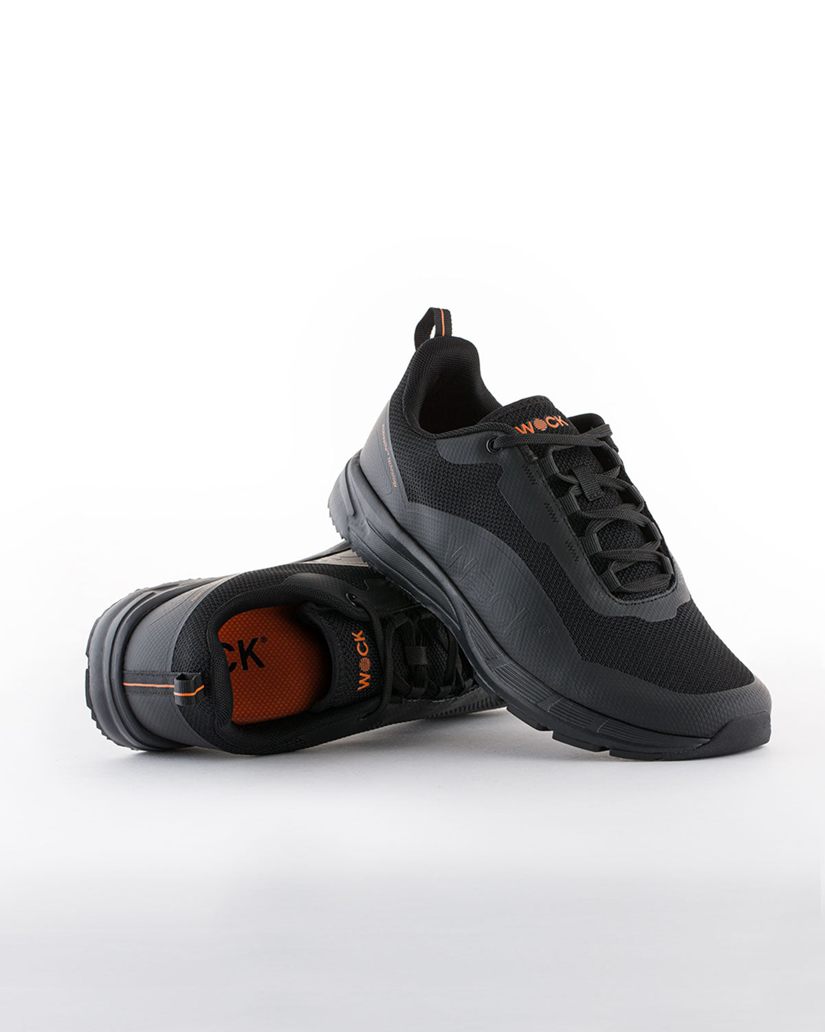 Scarpe da ginnastica comode da lavoro o casual unisex Reblast nere