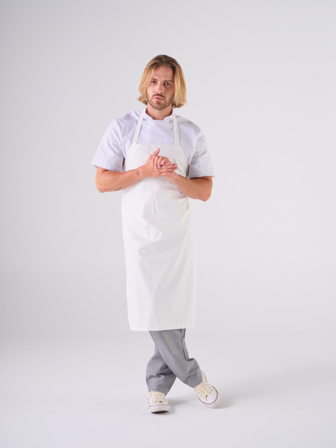 Delantal Medio Impermeable Loire Blanco