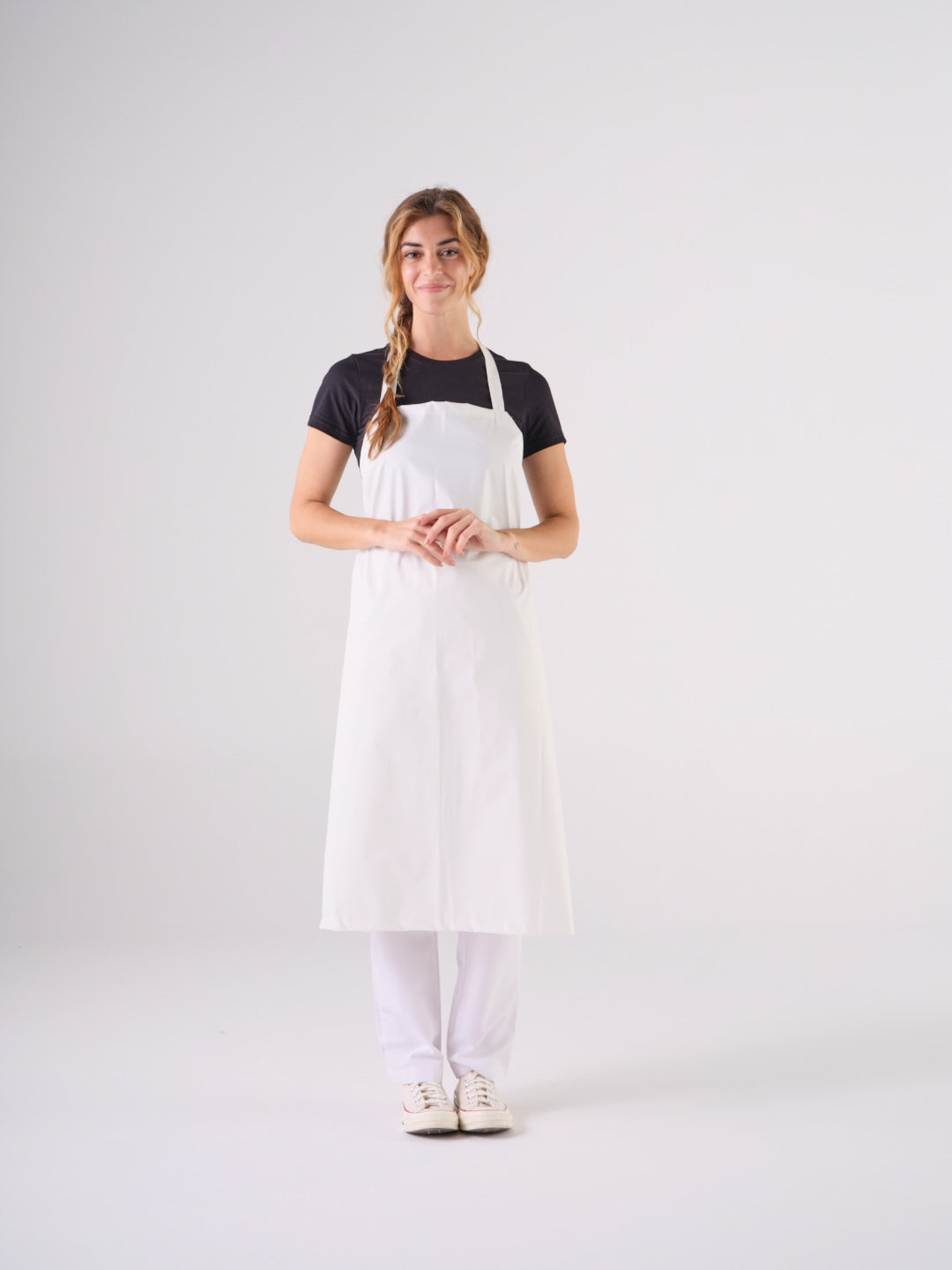 Delantal Medio Impermeable Loire Blanco