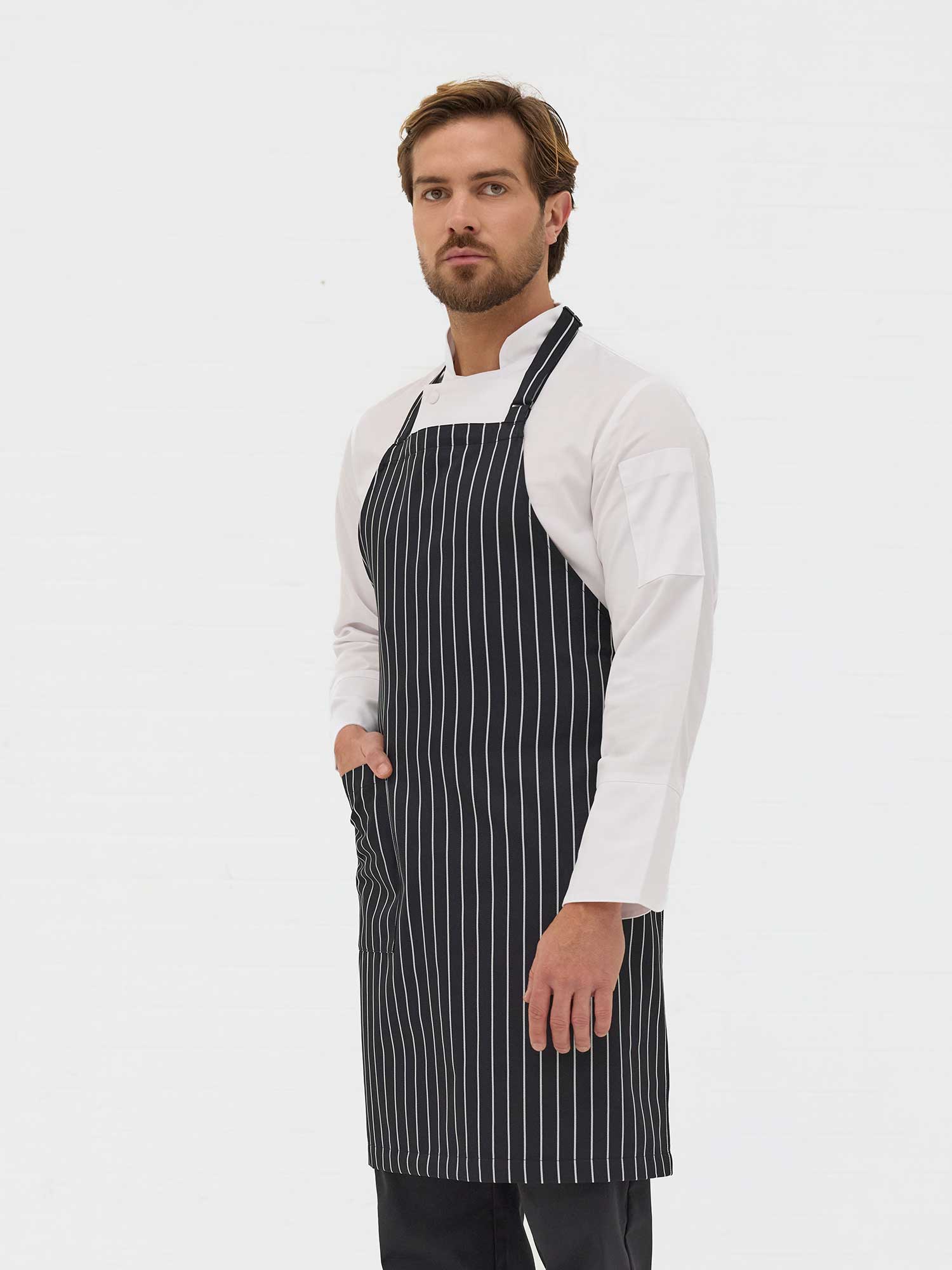 Medium Onega Striped Apron
