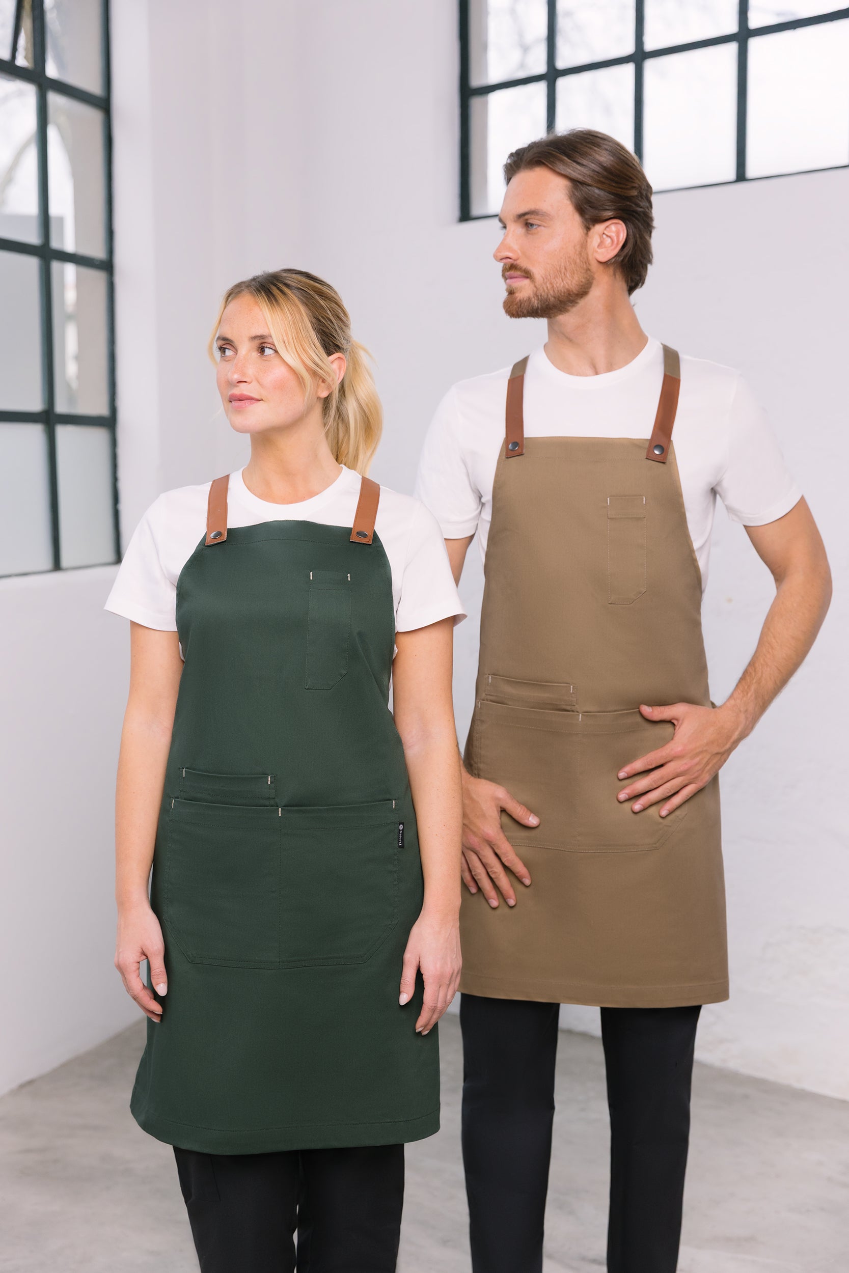Tablier Croisé Mondego Beige Foncé