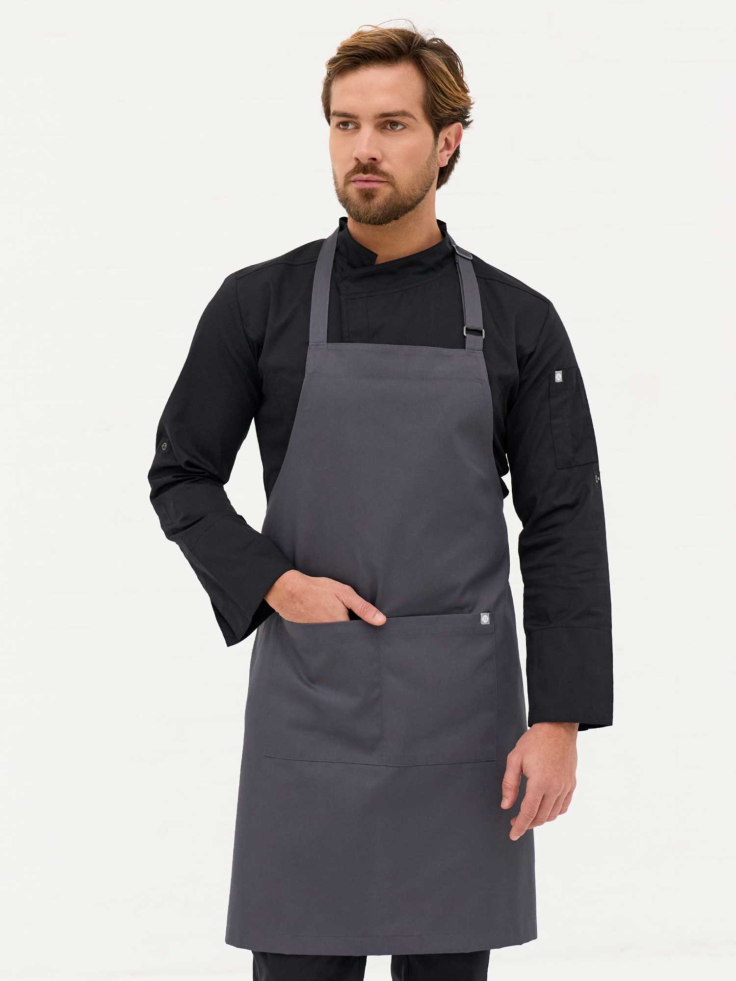 Dark Gray Sun Apron