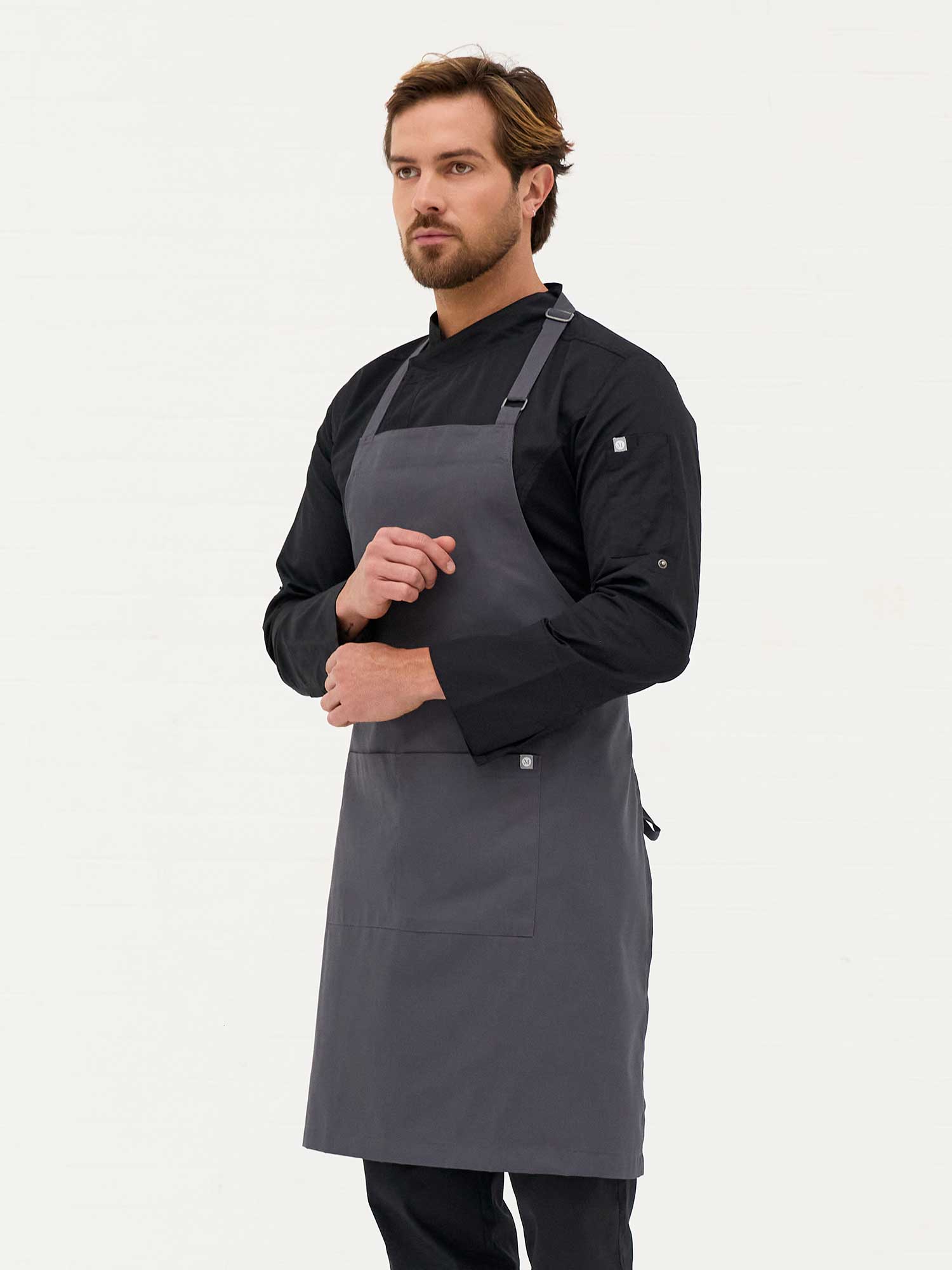 Dark Gray Sun Apron