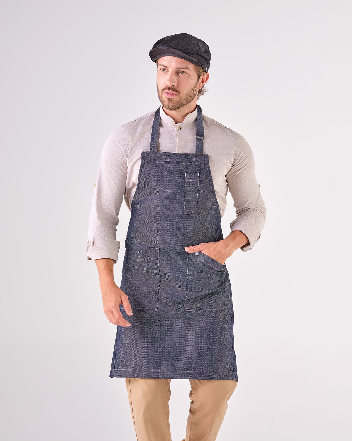 Blue Chicago Denim Apron