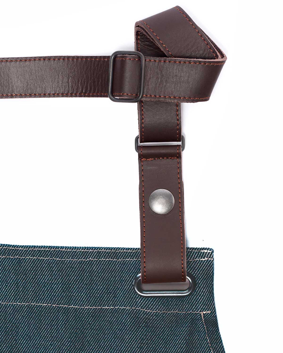 Avental Boulevard en Denim Bleu