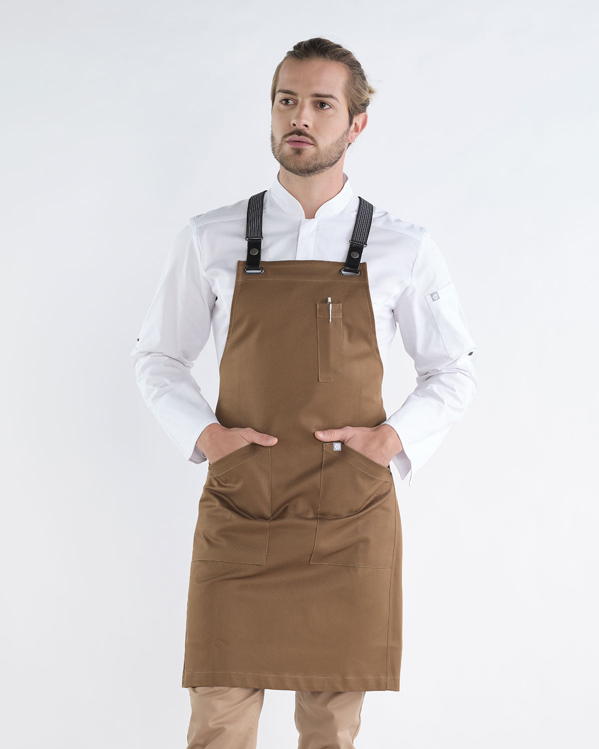 Delantal Boulevard Camel Oscuro