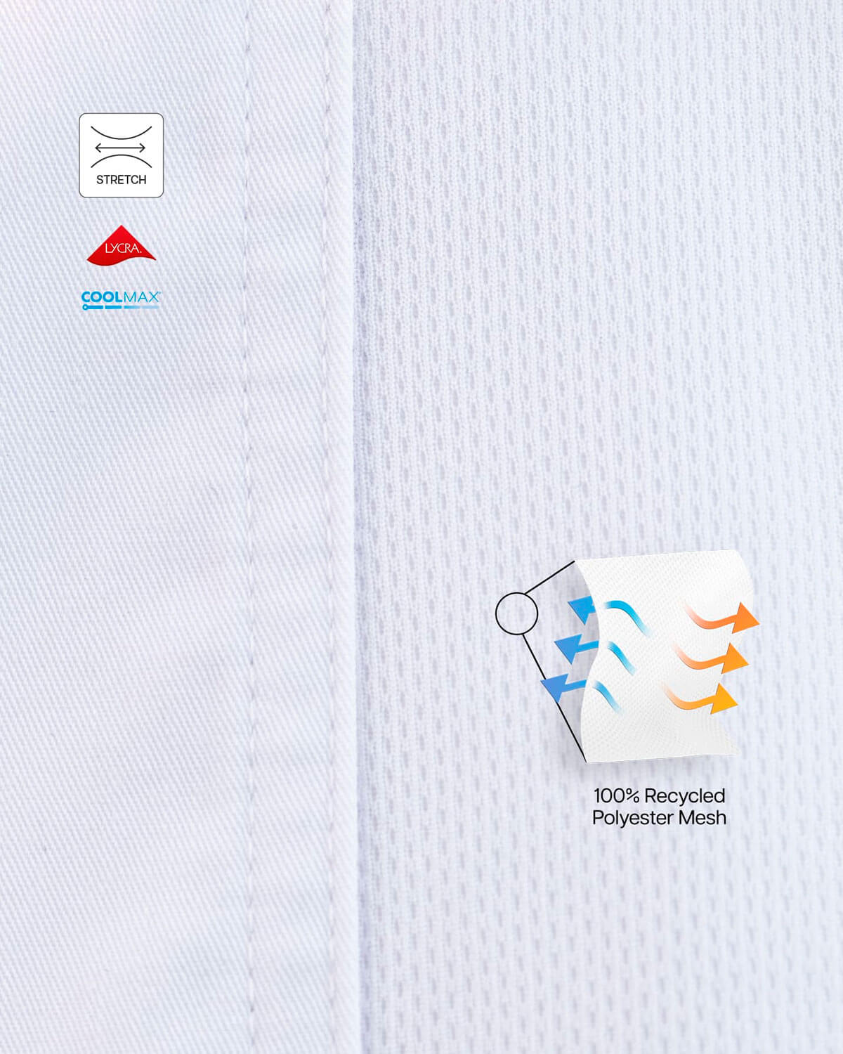Veste d'Homme avec respirant Comfort blanche