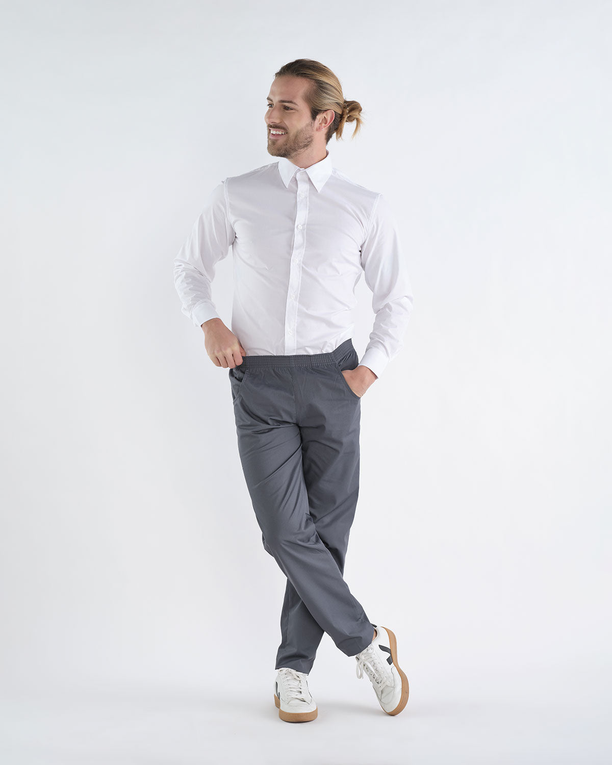 Pantalon Unisexe Universel Gris Foncé