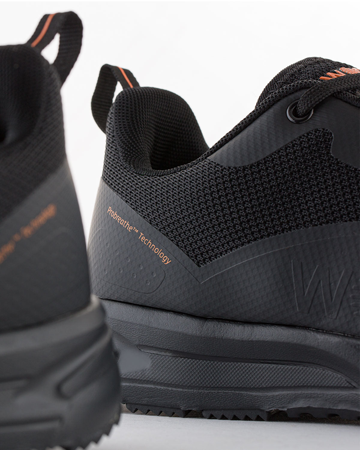 Scarpe da ginnastica comode da lavoro o casual unisex Reblast nere